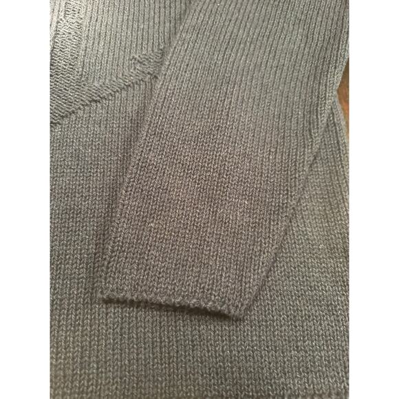 Vintage FLORA Crewneck-Anchor Stockinette-Made in USA-Navy Blue-Size M - Picture 5 of 9